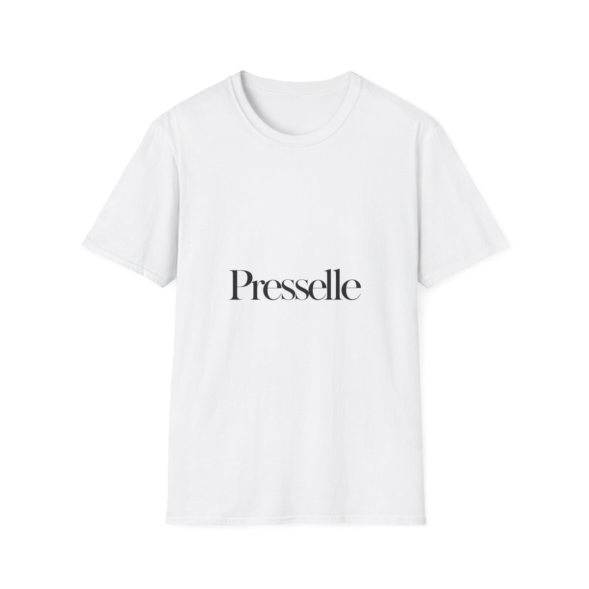 Presselle logo T-Shirt | Minimal Typography Tee
